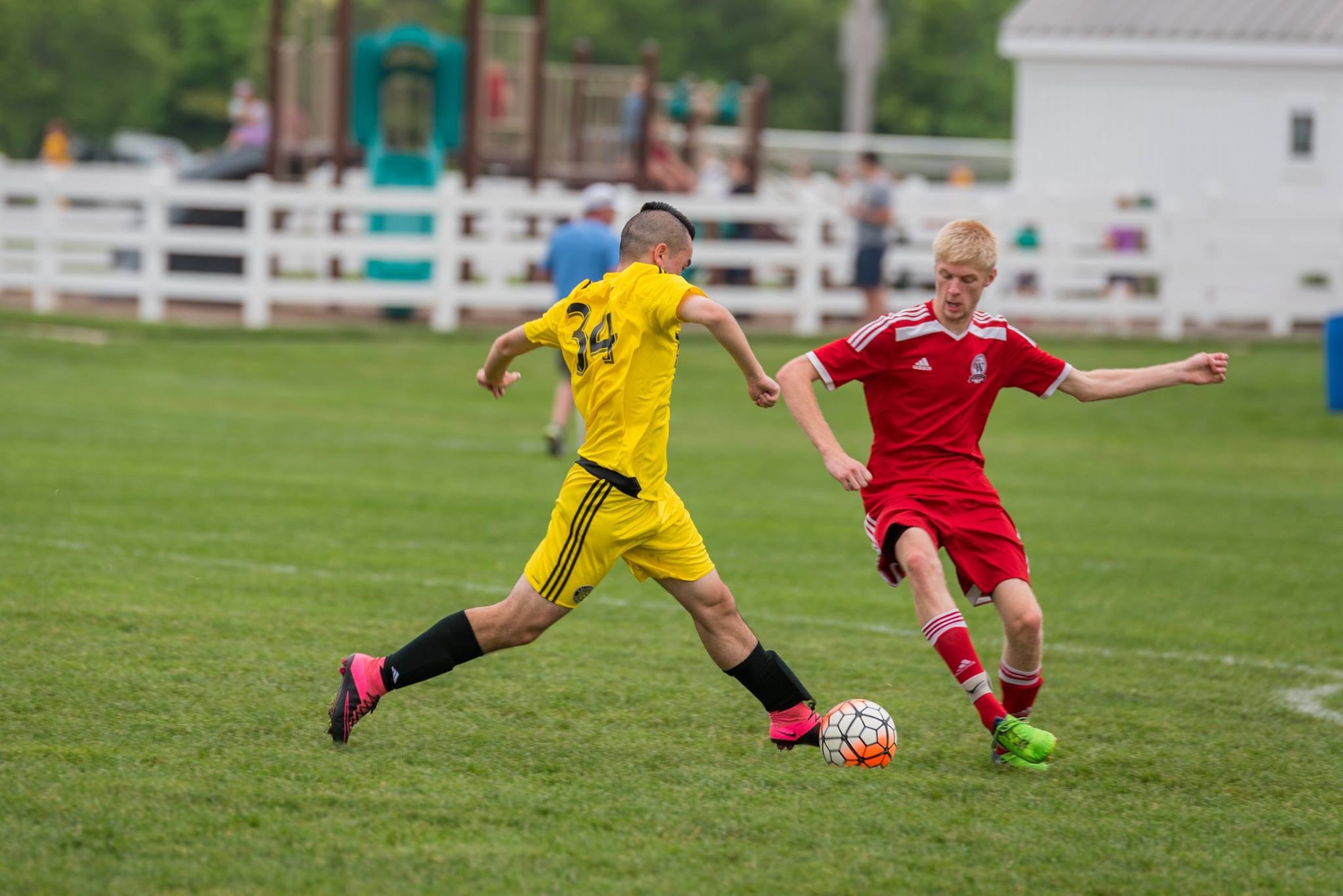 Playing soccer for Columbus Crew - Photo 2